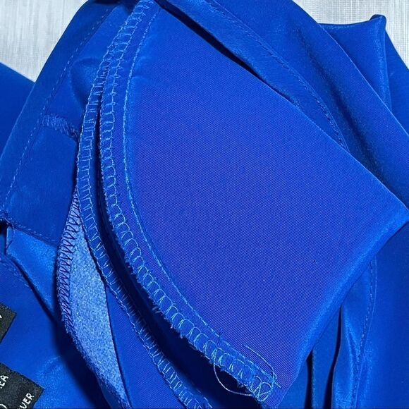 David Matthew Vintage 1970s Women's Blue Blouse - Picture 12 of 13